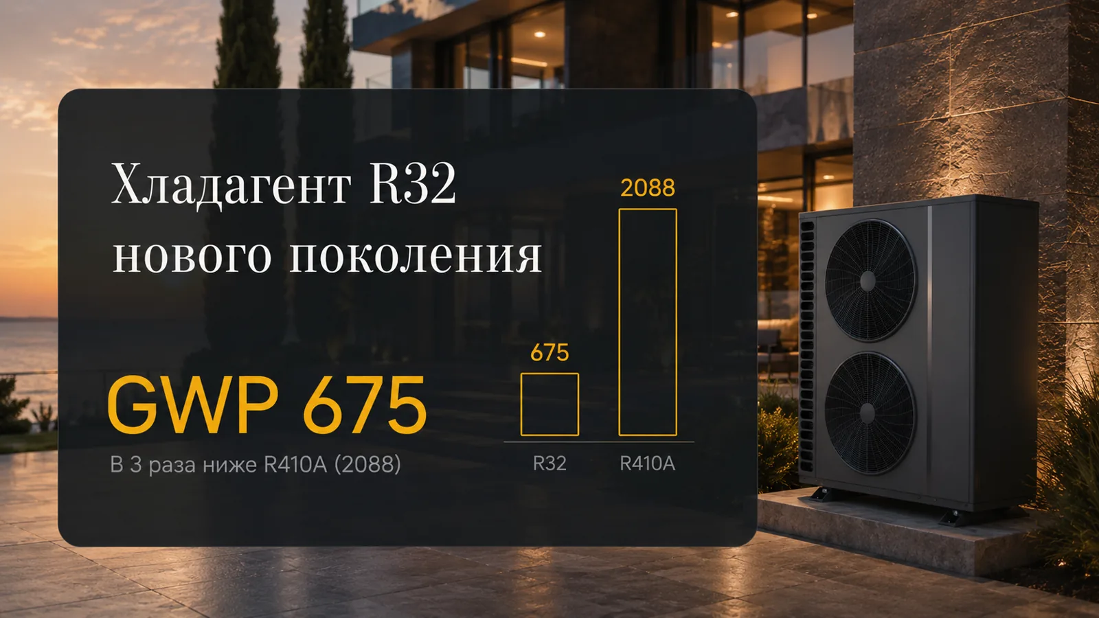 R32 — хладагент нового поколения, GWP 675