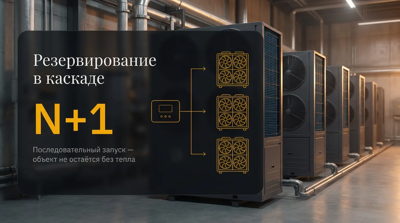 Резервирование в каскаде — объект не остаётся без тепла